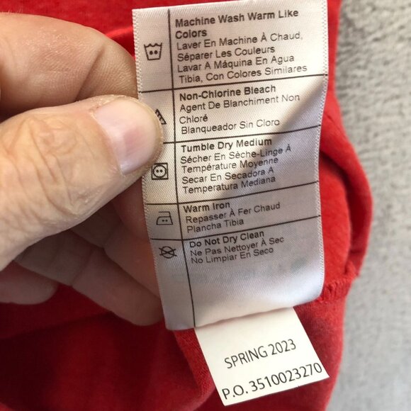 Carhartt Mens T-Shirt XS Short Sleeve Loose Fit Red Pocket Tee Classic Casual - Picture 9 of 11